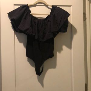 Ruffled bodysuit WORN ONCE